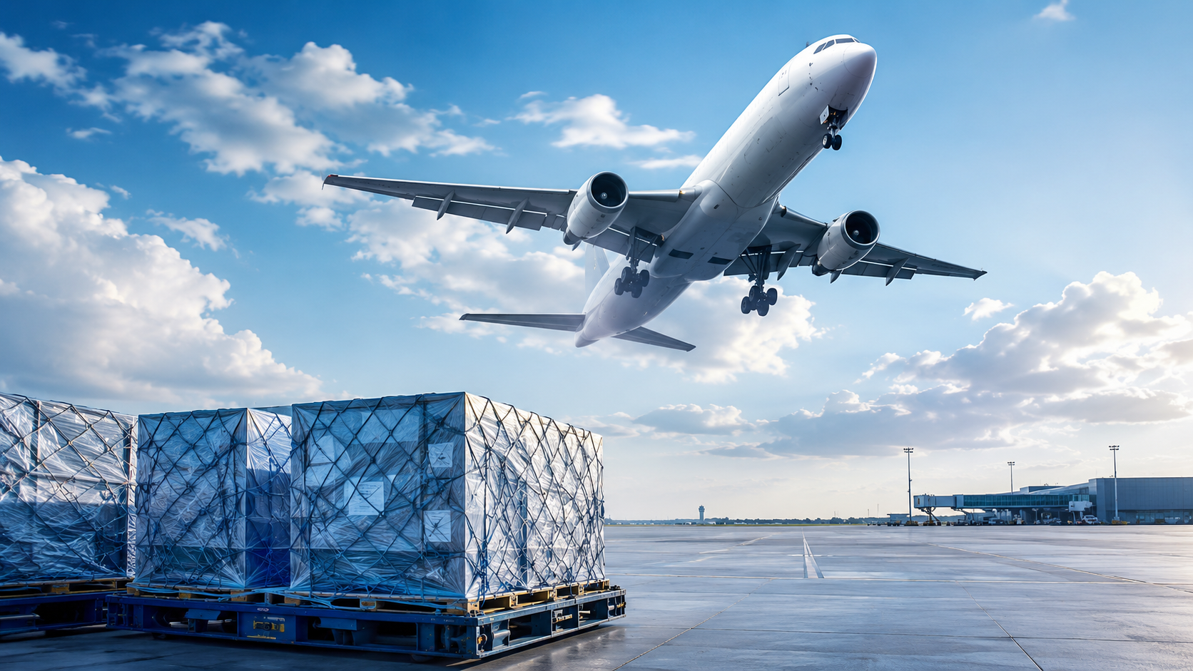 Servicio de transporte aereo de Davelog SRL