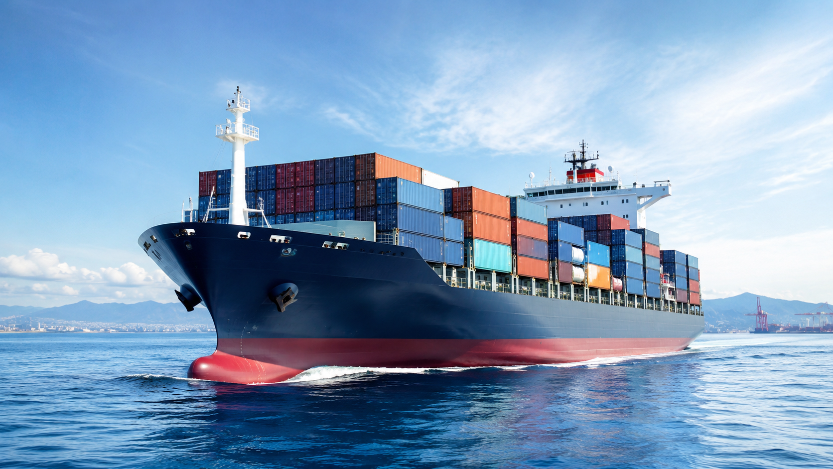Servicio de transporte maritimo de Davelog SRL